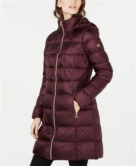 michael kors leopard packable down jacket|Michael Kors packable puffer jacket.